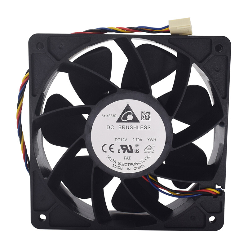 Watts Miner M1, M3 M3X Replaccement Fan DC 12V 2.70A 120 * 120 * 38mm