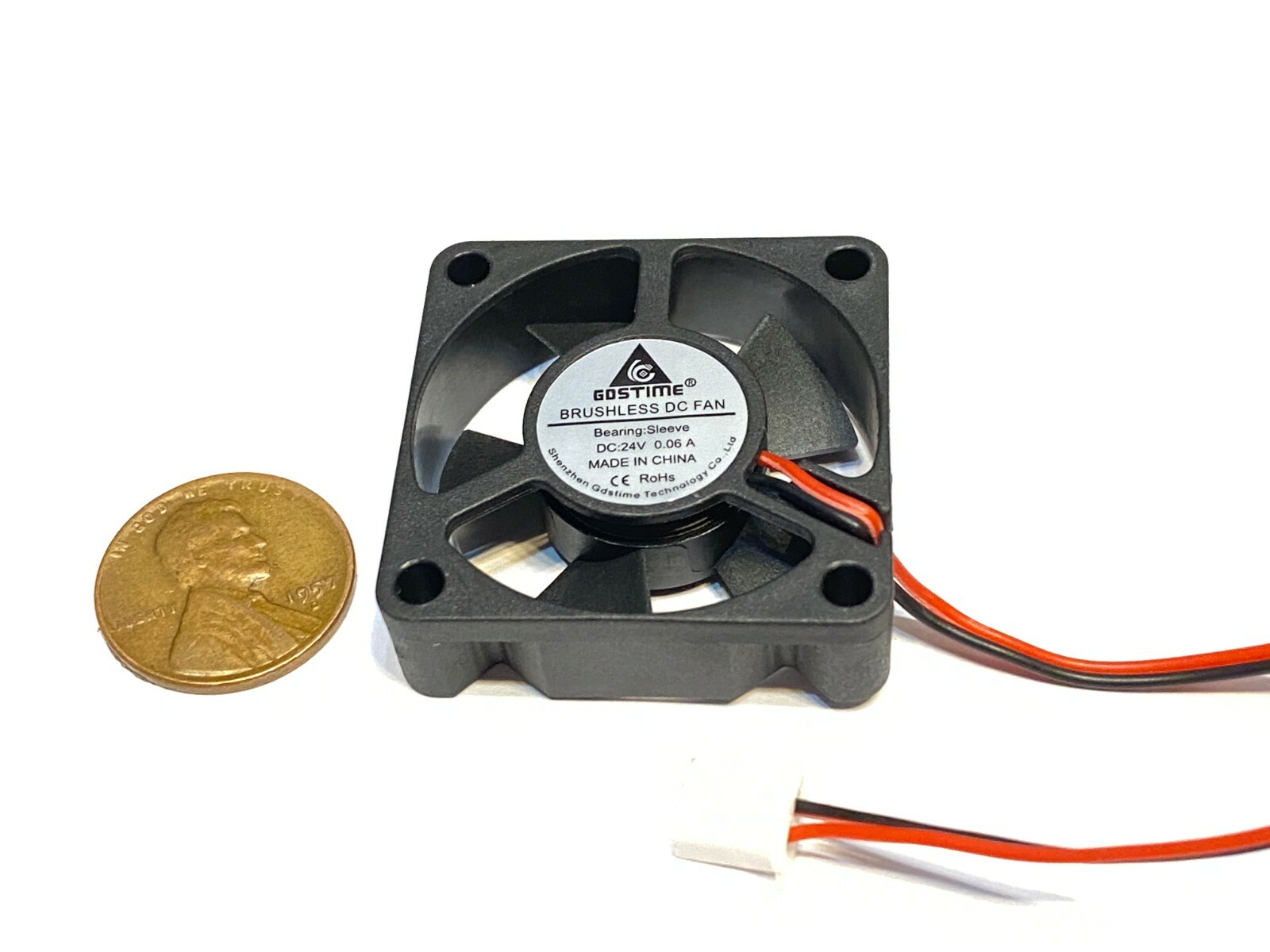4 Pieces Gdstime 35mm 35x10mm 3510 DC 24V 2Pin mini 3d Printer Cooling Fan C49
