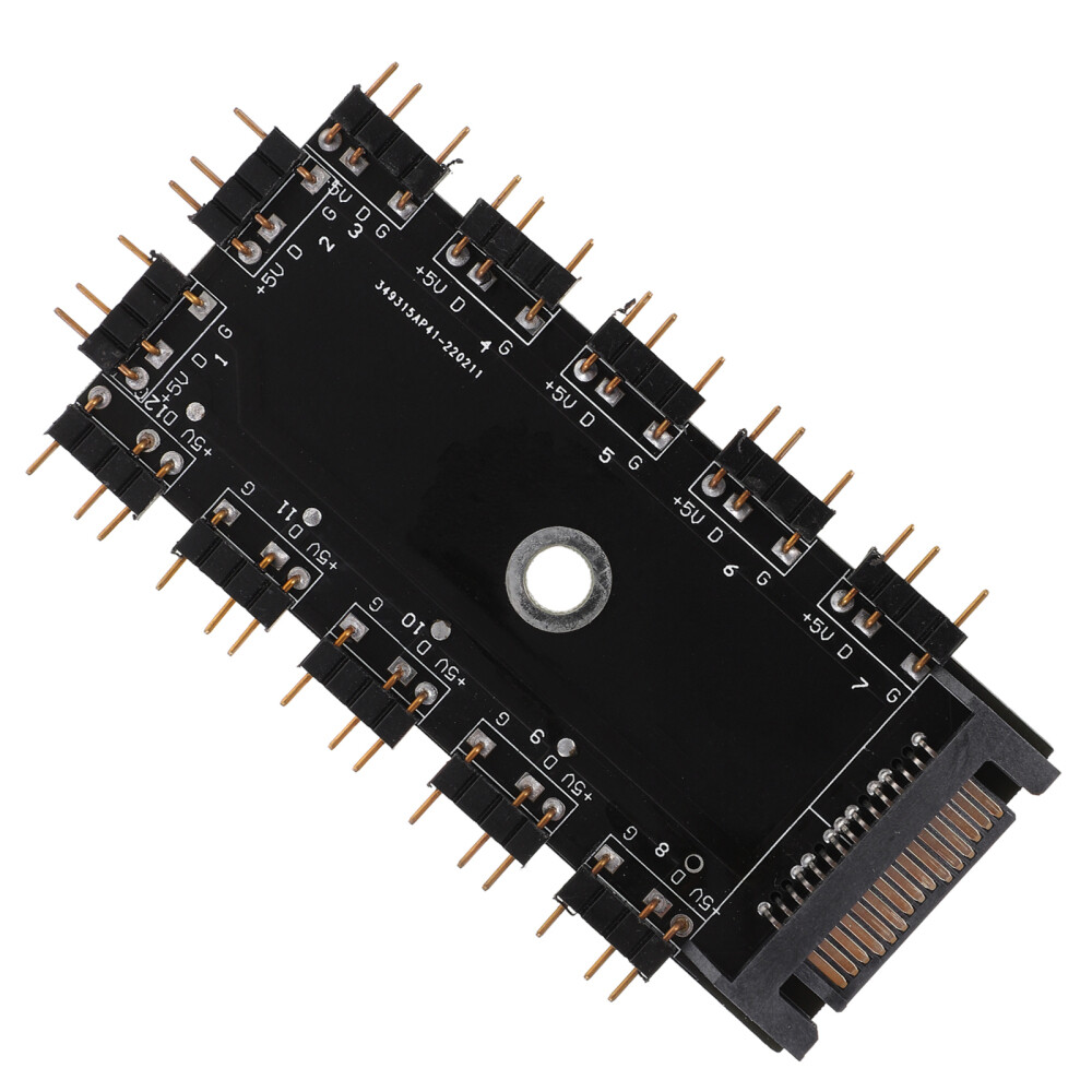Electronic Rgb Hub Professional Argb Multi-use Fan Controller