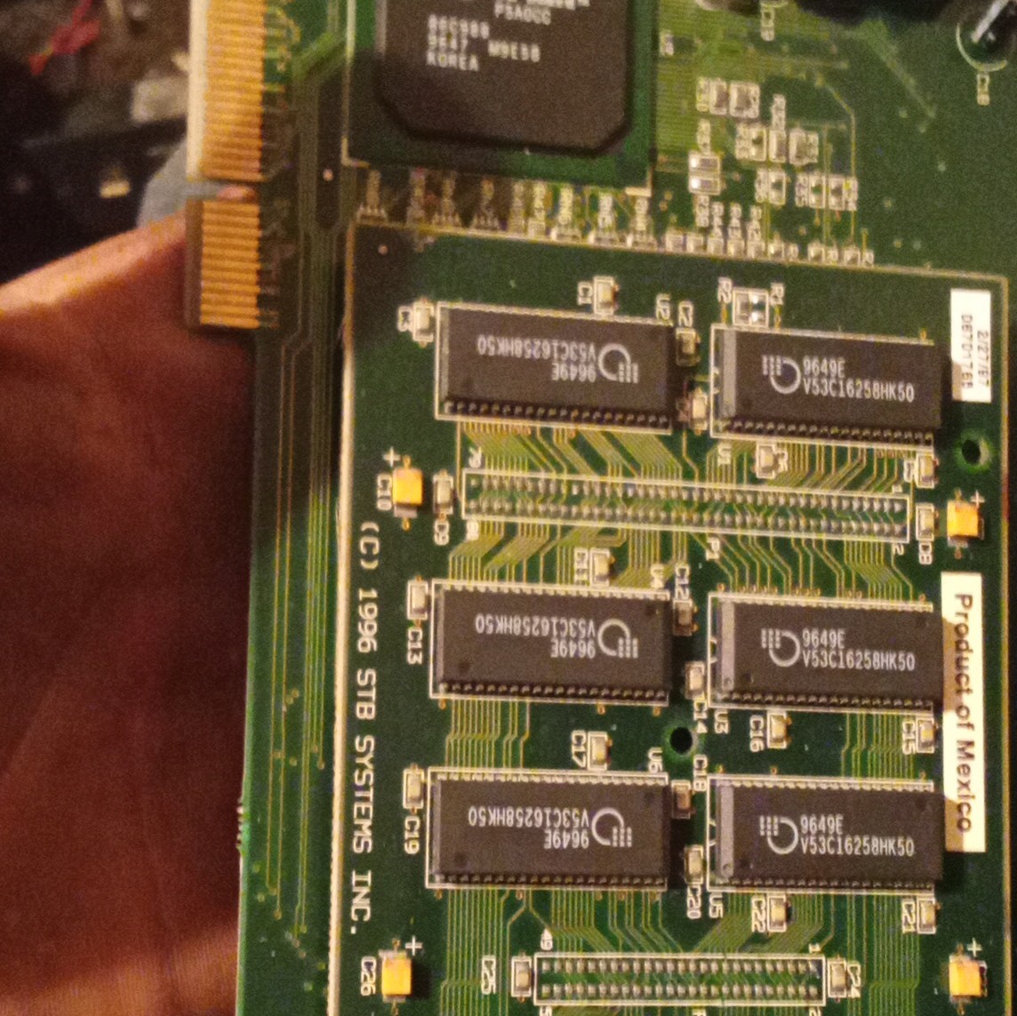 STB Systems 1X0-0444-305 S3 Virge/VX PCI VGA Video Graphics Card 210-0239-00X