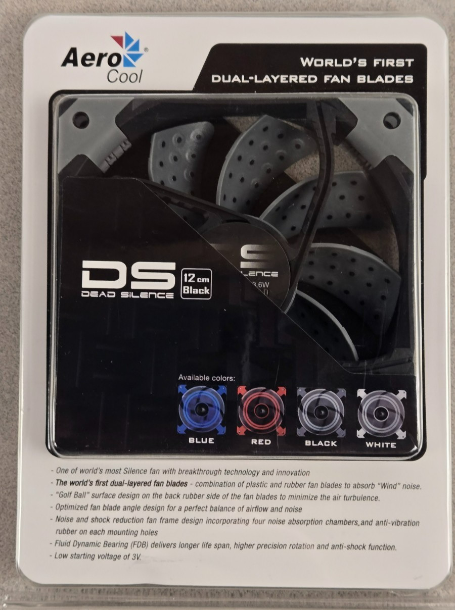 NEW AeroCool Shark Fan 120mm Black Edition – 15 Blade High Pressure Case Fan -B1