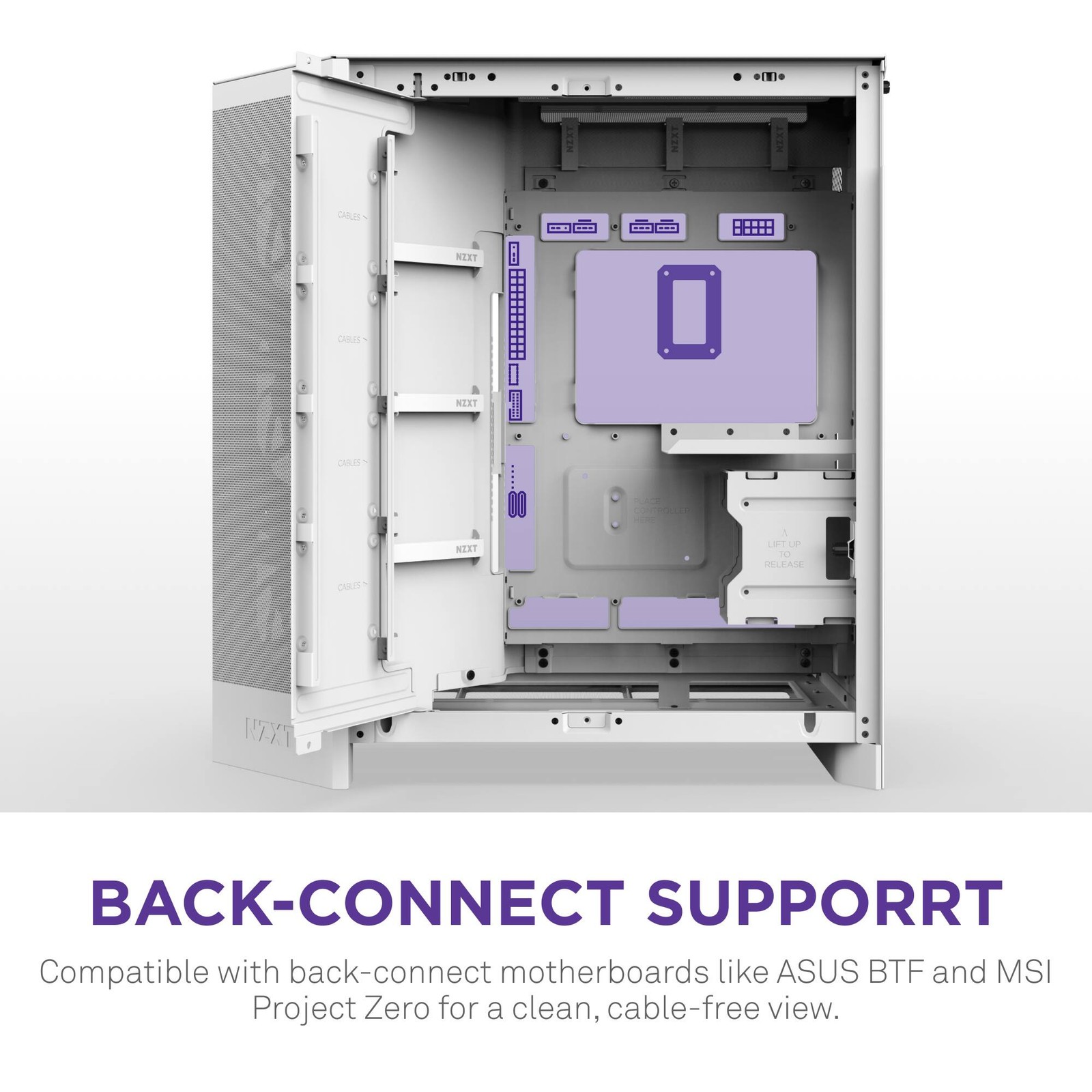 NZXT – H9 Flow 2025 ATX Mid-Tower Dual-Chamber PC Case – White…