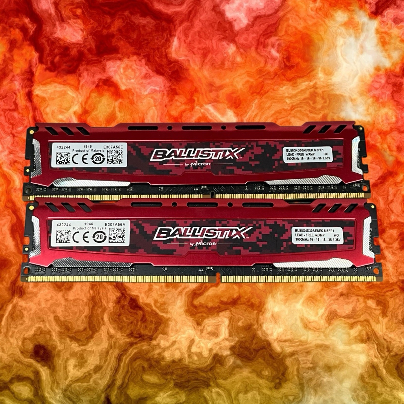 Crucial Ballistix Sport LT 16GB (2x8GB) DDR4-3000 CL16 Desktop Gaming RAM Kit