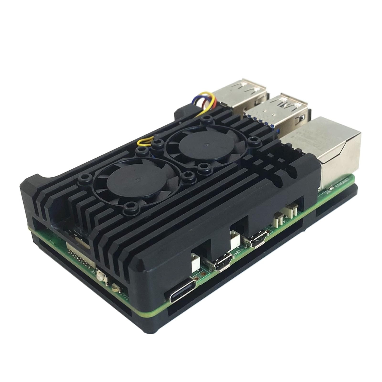 Raspberry Pi 5 Aluminum Alloy Armor Case,Pi 5 Heatsink Cooler,Passive Cooling…