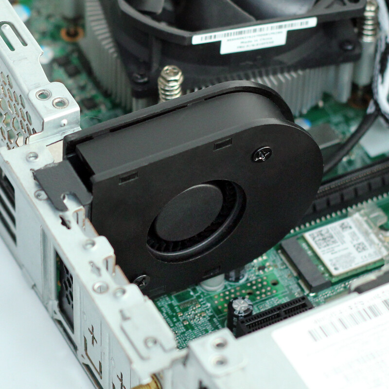 Low Profile PC Internal Fan PCIe GPU Air Exhaust Cooler 3pin 4pin Power 3000rpm