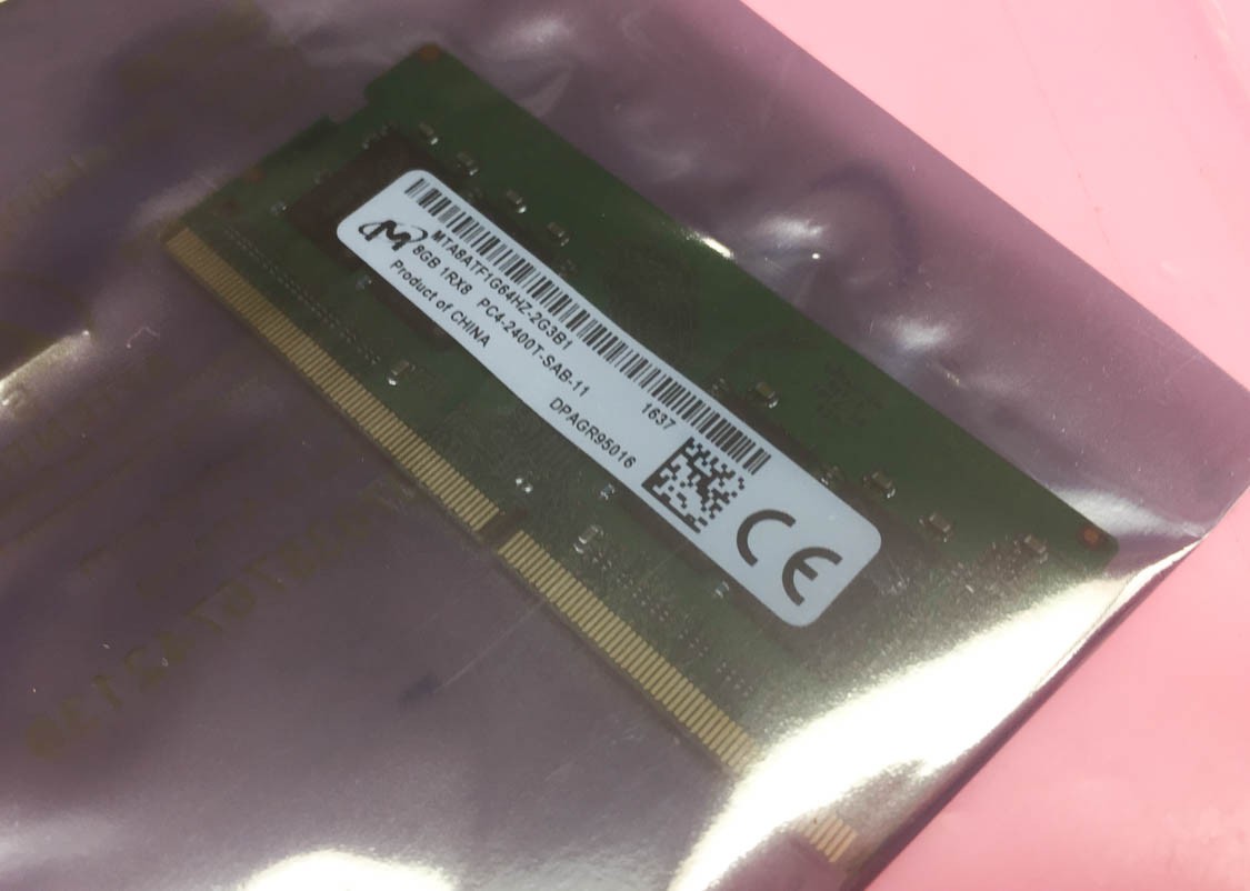 Micron 8GB DDR4 Laptop RAM MEMORY 1Rx8 PC4-2400T SoDimm MTA8ATF1G64HZ-2G3B1