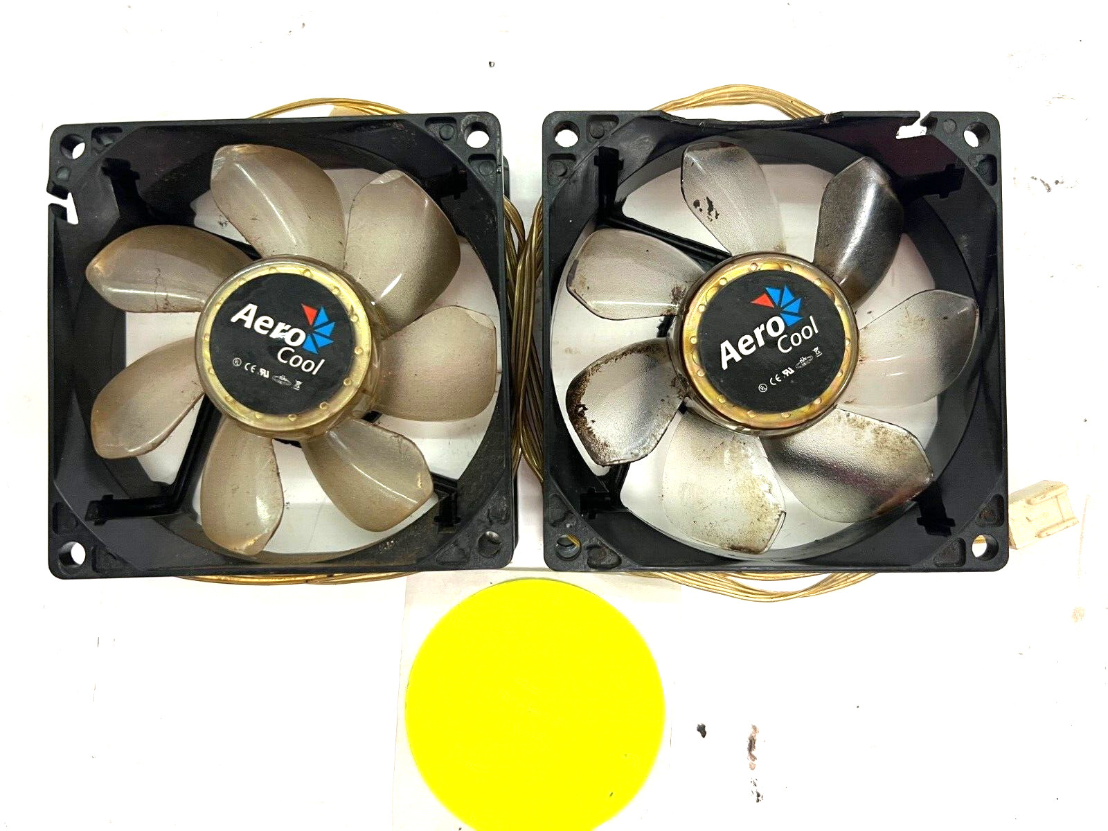 AERO COOL X-FLOW 80MM CASE FANS LOT OF 2