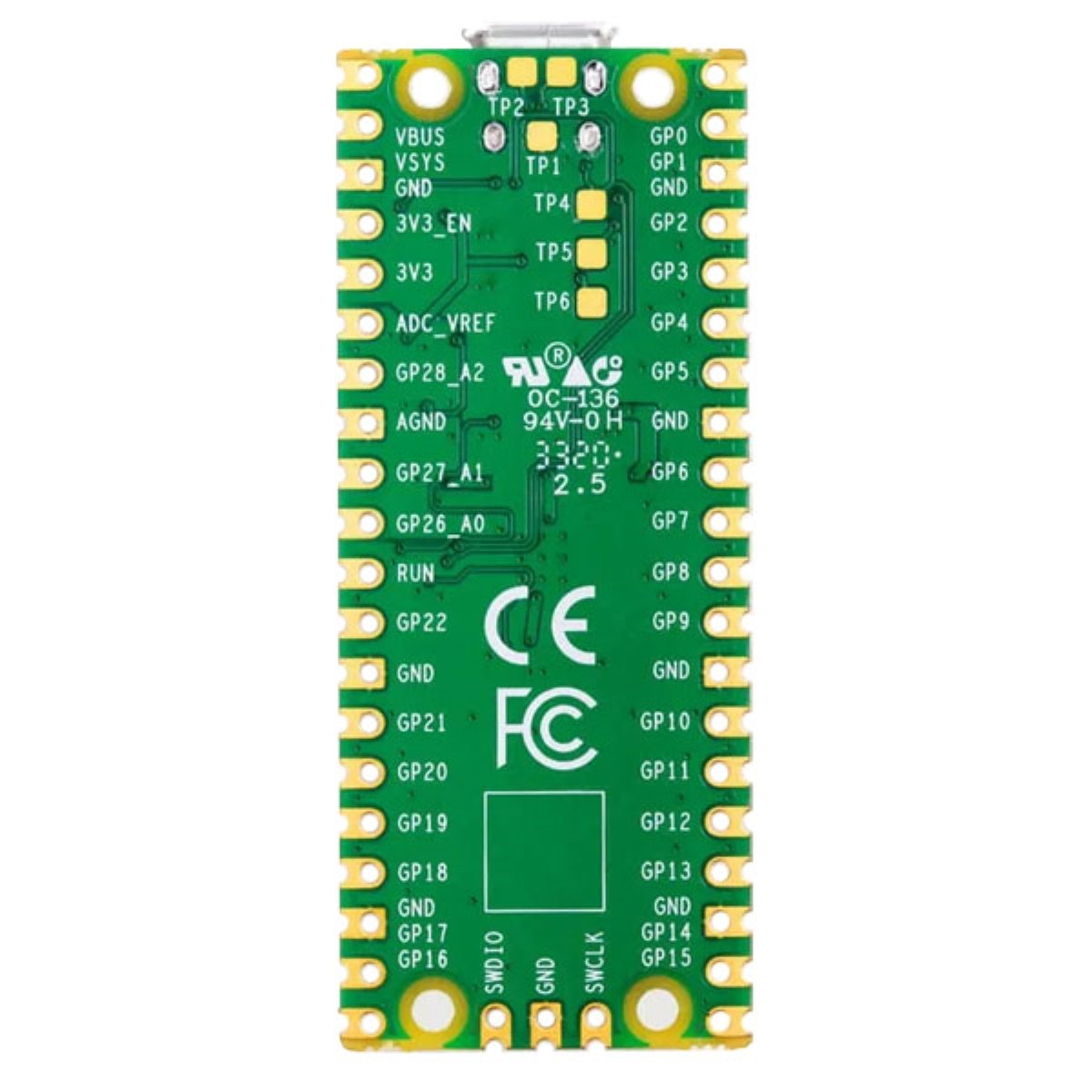 Raspberry Pi RP-PICO Microcontroller RP2040 ARM Cortex M0+