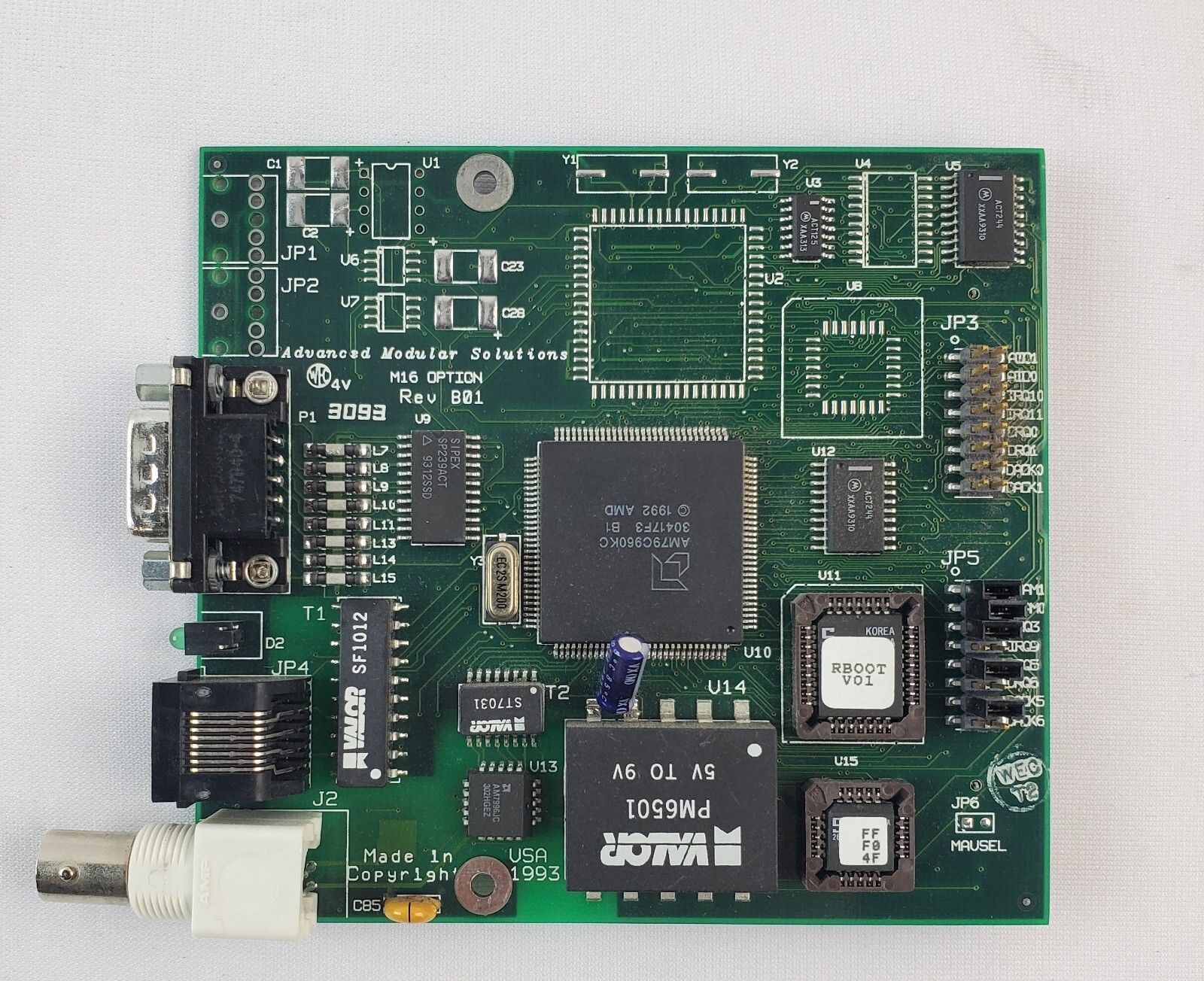 Advanced Modular Solution 800-00002-00 CPU Module
