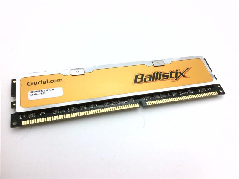 Crucial Ballistix 512MB DDR 400 (PC 3200) Desktop Memory Model BL6464Z402