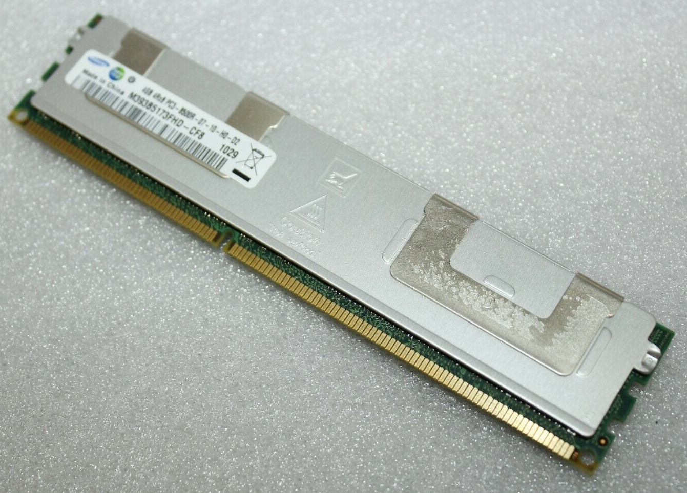 SAMSUNG 4GB 4Rx8 PC3-8500R DDR3 ECC Memory Ram M393B5173FHD-CF8