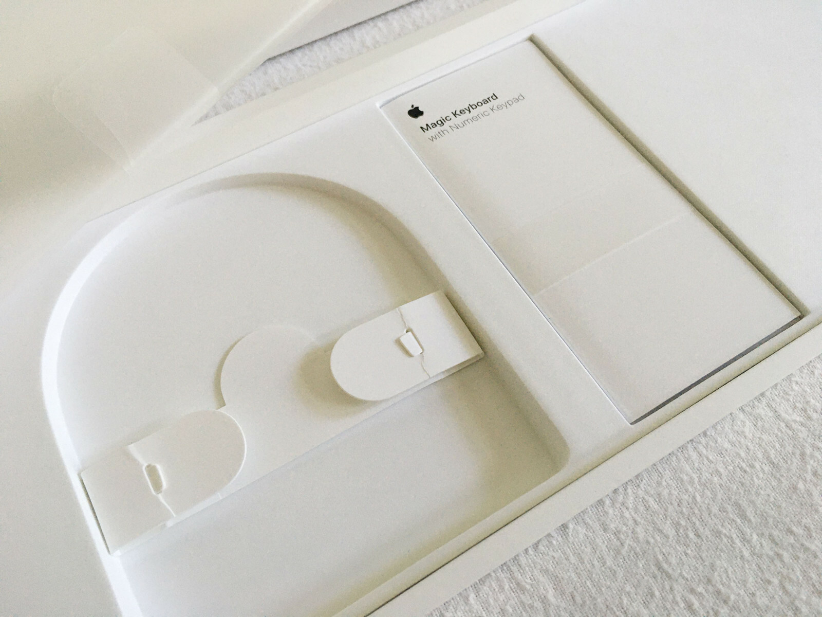 Apple Magic Keyboard MQ052LL/A Empty Box Only with Inserts/Manuals/Shipping Box