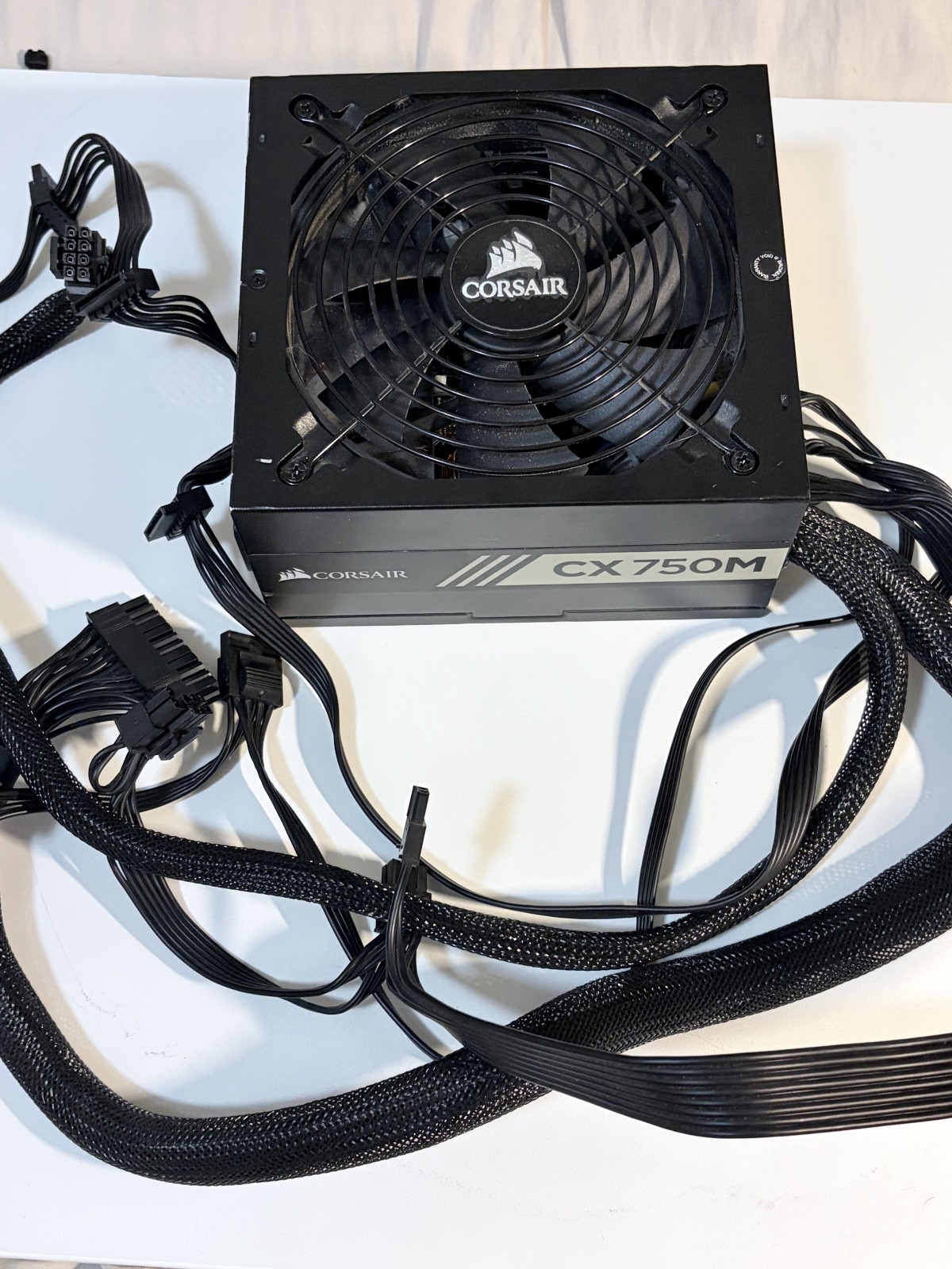 Corsair CX750M 750W Modular Power Supply With SATA cables | Power cable included