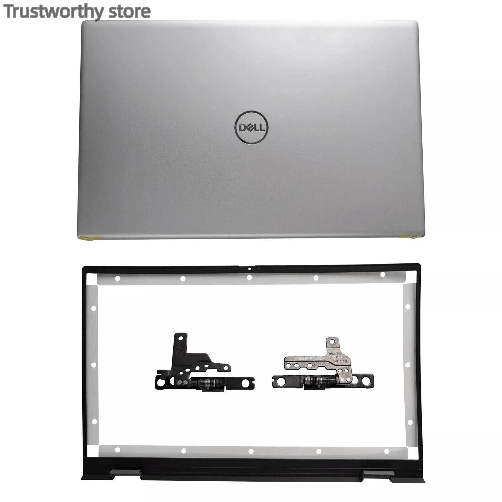 New Back Cover/Bezel/Hinges For Dell Inspiron 15 Pro 5510 5515 0CHFVW 05WK5X