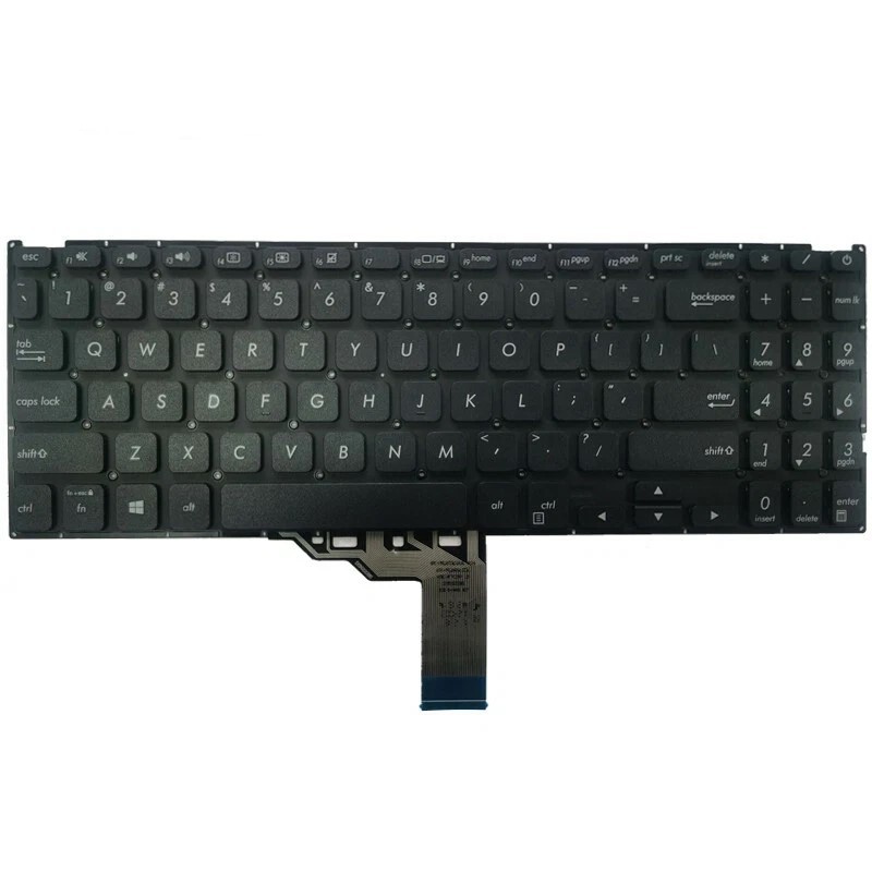 Laptop Keyboard For ASUS D509DA D509BA United States US Without Frame Black