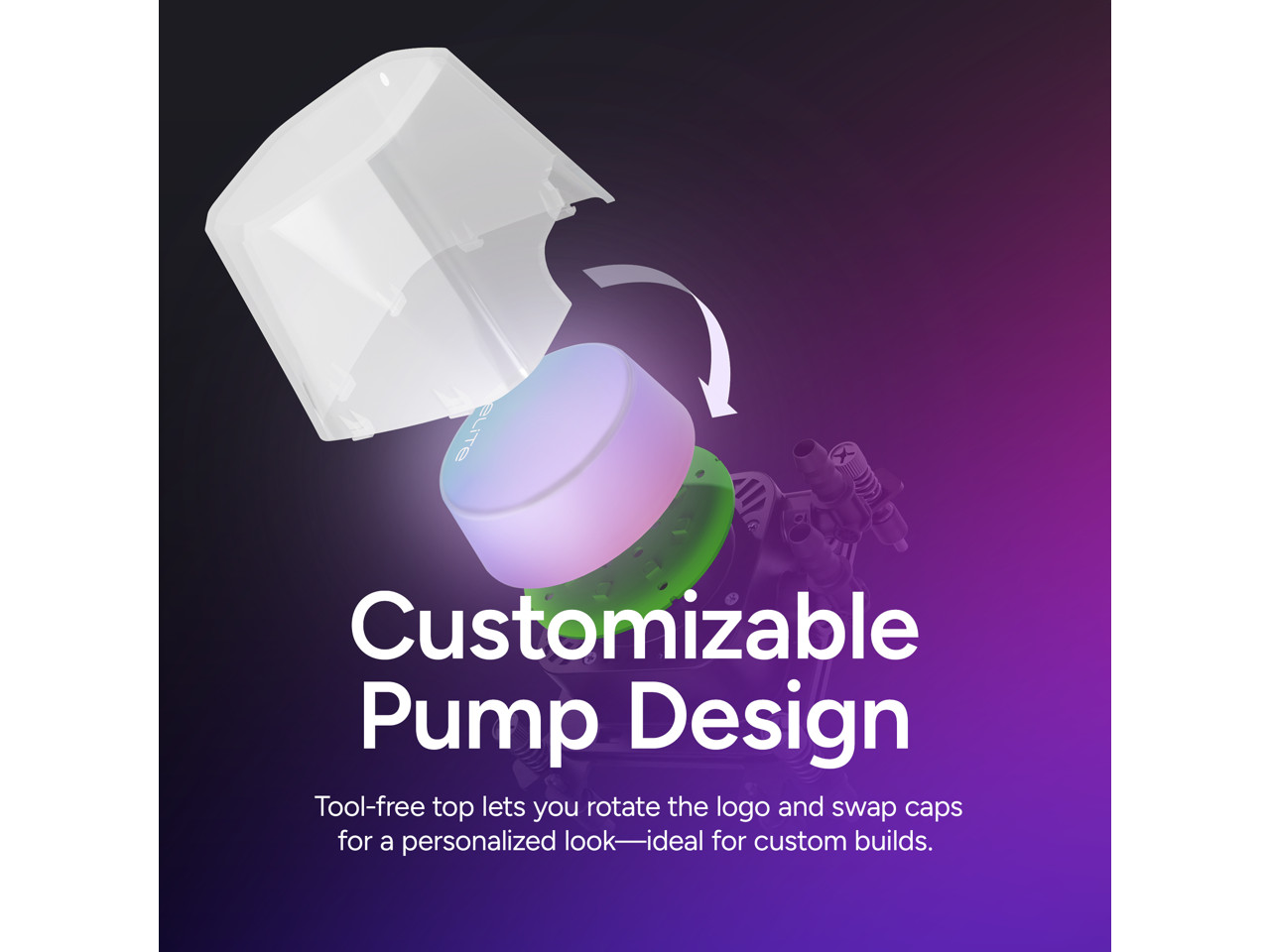CoolerMaster MasterLiquid ML240 Illusion, Translucent Dome, 3rd Gen Dual Chamber