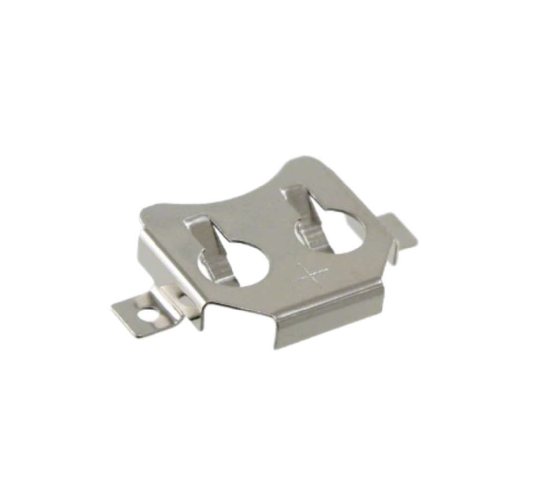Pack of 10 3000 Connector Battery Retainer Coin, 12.0mm 1 Cell SMD (SMT) Tab