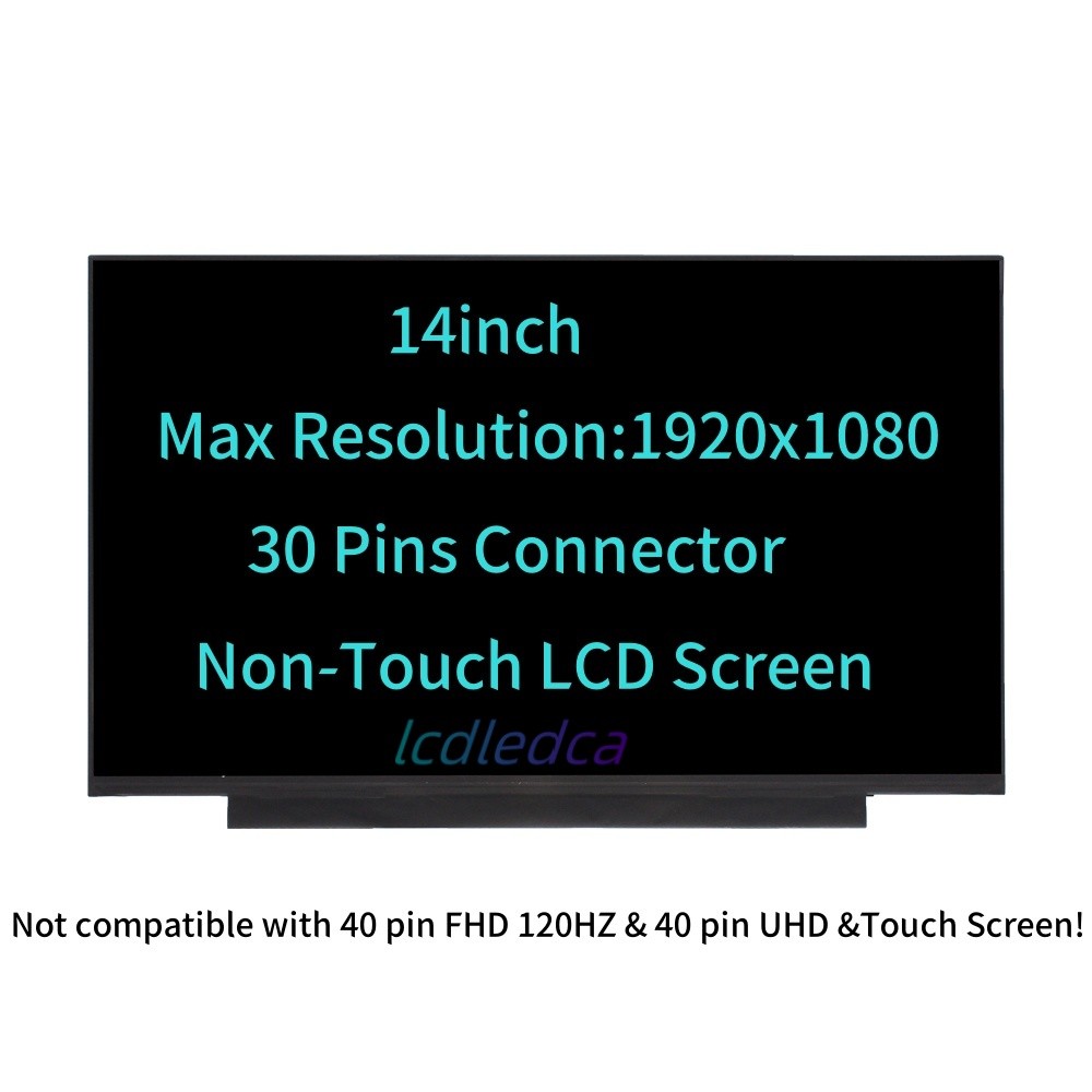 For Lenovo FRU 5D11B81385 NT140FHM-N45 V8.1 IPS FHD 30pin LED LCD Screen Display