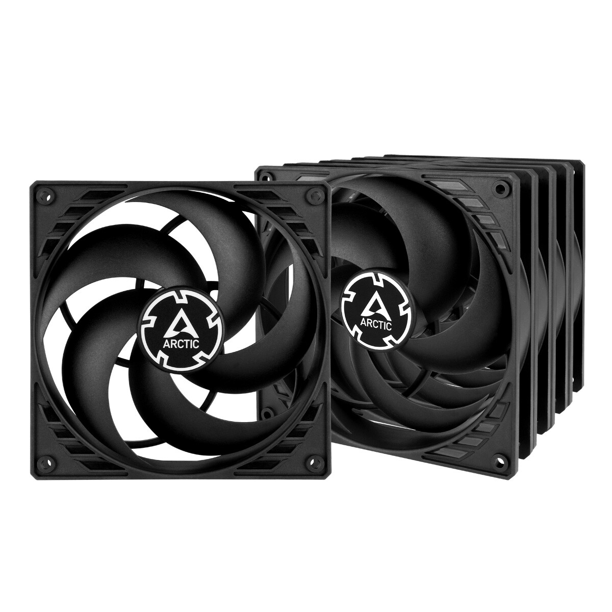 ARCTIC P14 (Black) 5 Pack 140 mm Case Fan Pressure-optimised quiet motor PC
