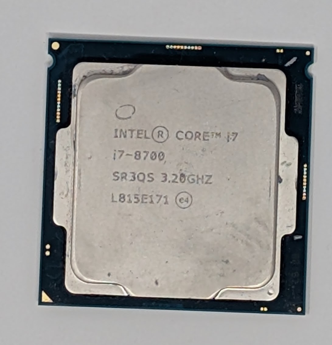 Intel Core i7-8700 SR3QS 6-Core 3.2GHz LGA 1151 CPU Processor