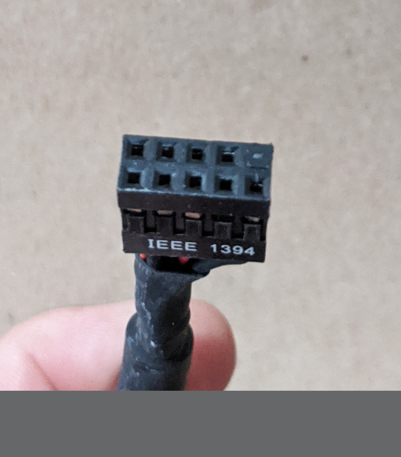 NEW PC Case Front Panel FIREWIRE Port-Motherboard 1394 Header Pin Internal Cable