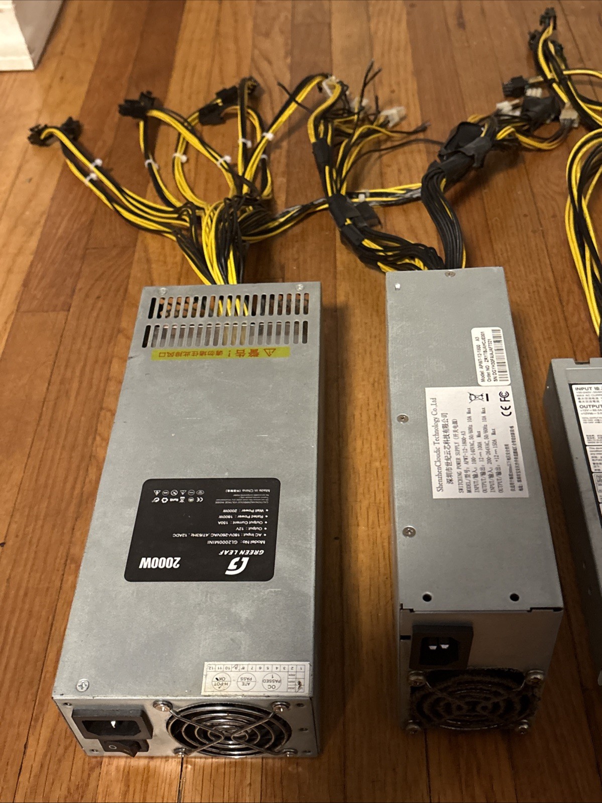 LOT OF 5 Different Assorted ASIC / Computer Power Supply Unit PSU FOR PARTS !!!!