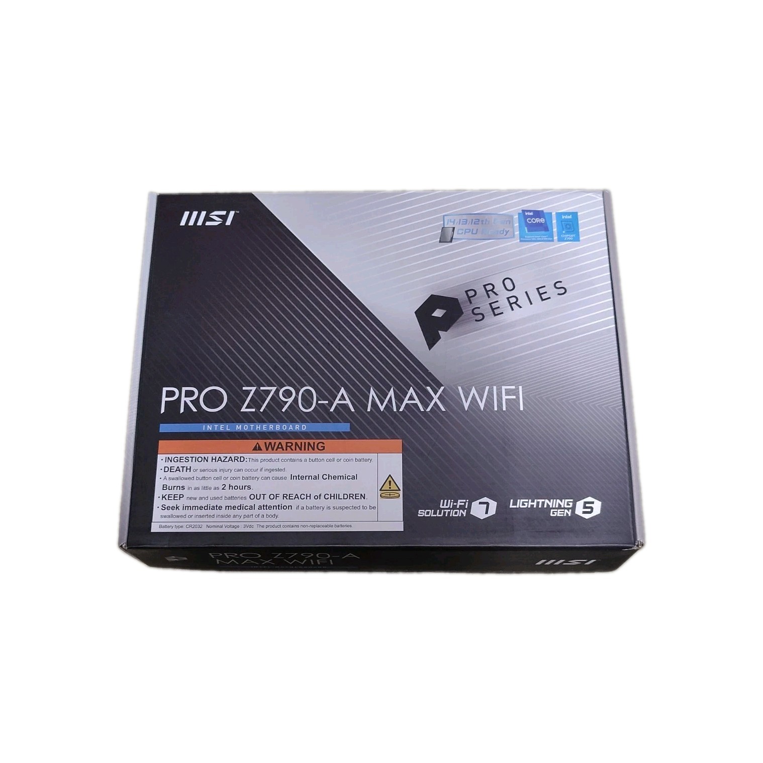 MSI PRO Z790-A Max WiFI LAG 1700 DDR5 ATX Motherboard WiFI 7/Bluetooth 5.4
