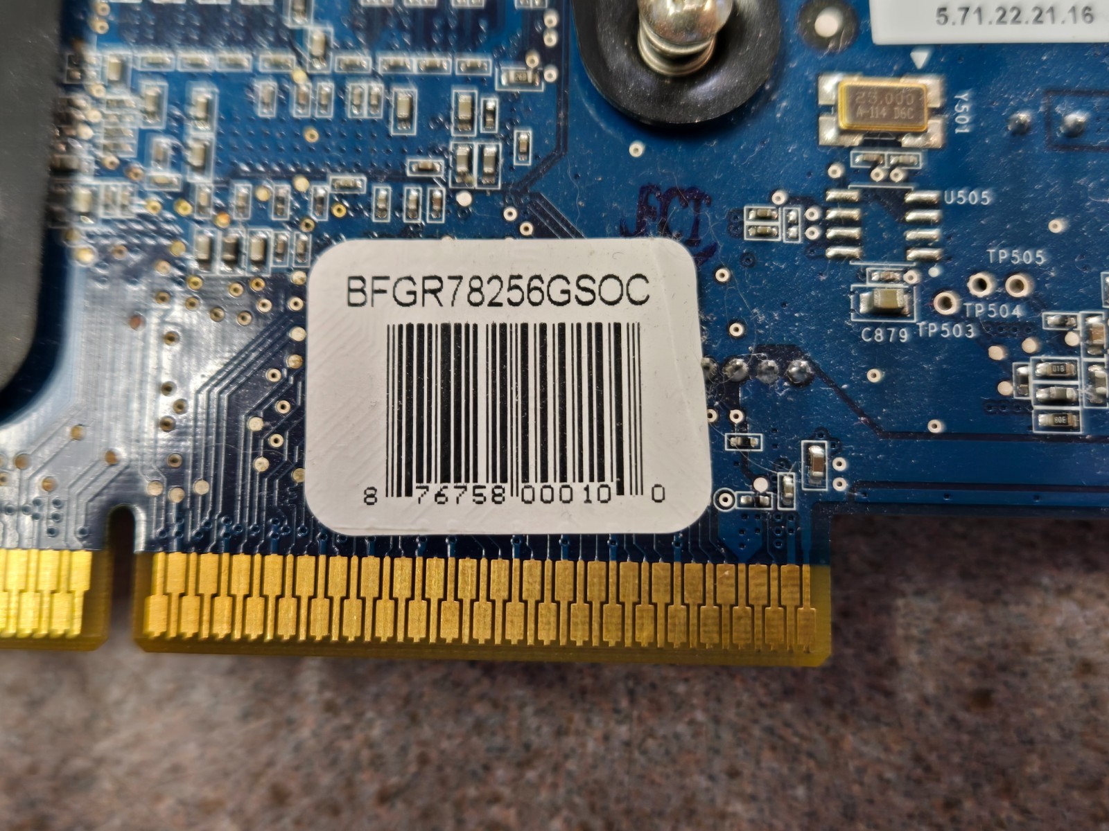 BFG Nvidia GeForce 7800 GS OC, 256MB GDDR3, AGP Graphics Card. (BFGR78256GSOC)