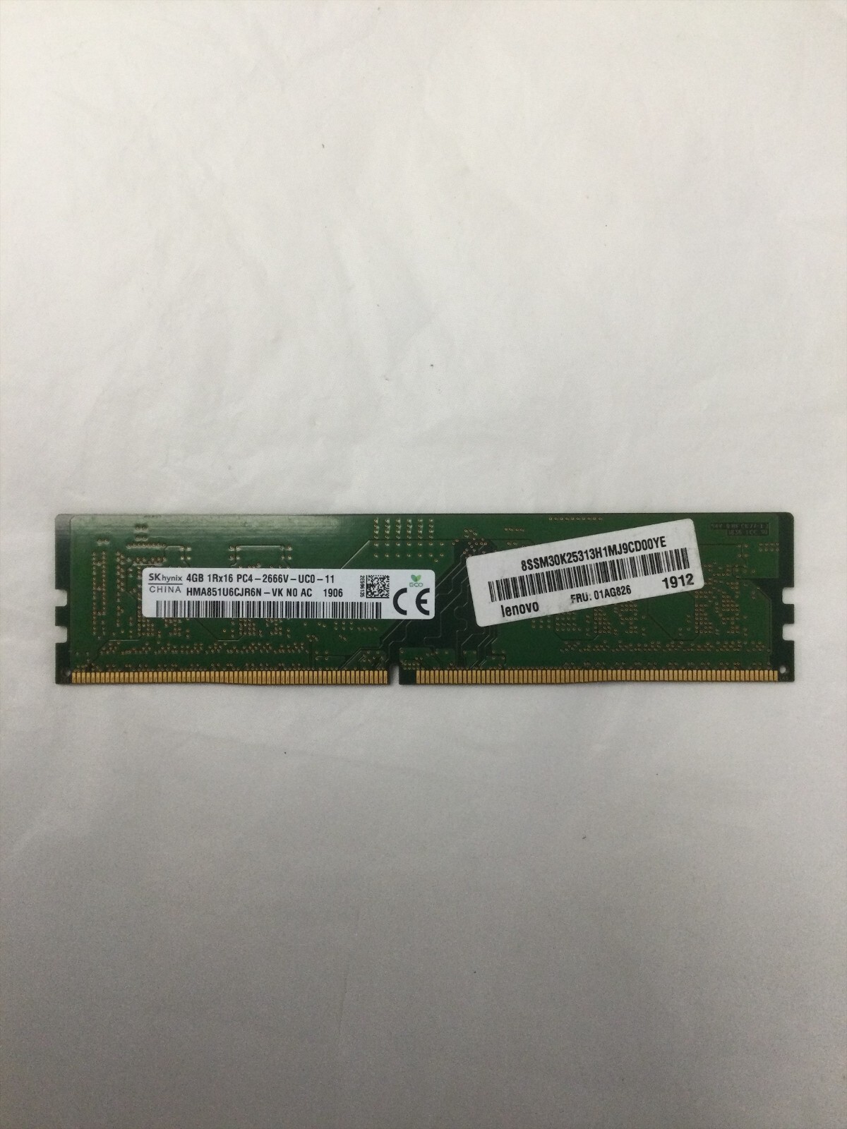 SK Hynix 4GB 1Rx16 PC4-2666V (HMA851U6CJR6N-VK)