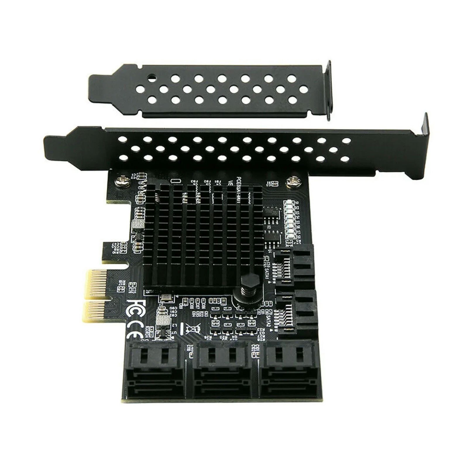 8 Port SATA 3.0 PCI Express Expansion Card PCI-E Controller 6G Adapter for HDD