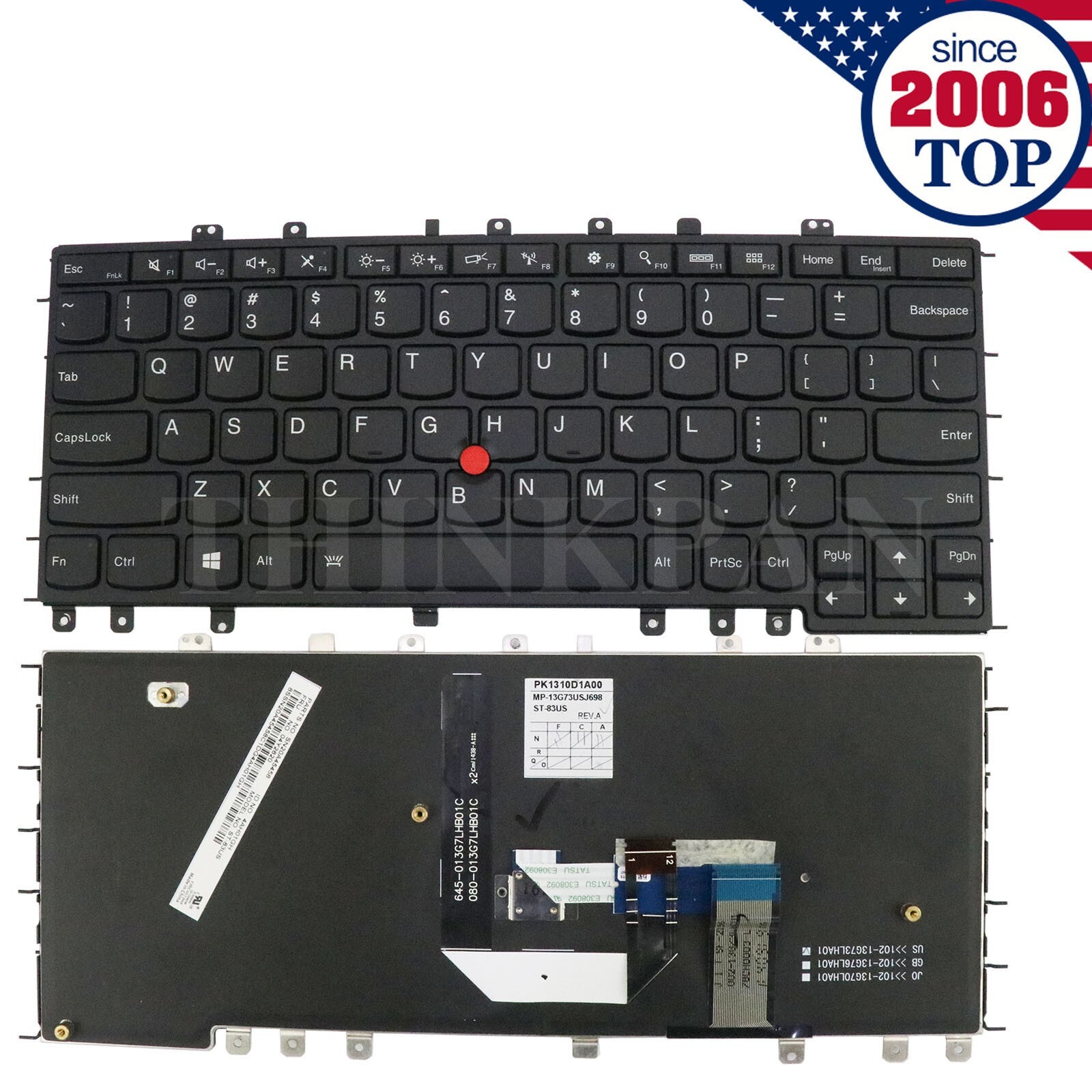 US Backlit Keyboard for Lenovo IBM ThinkPad YOGA S1 S240 YOGA 12