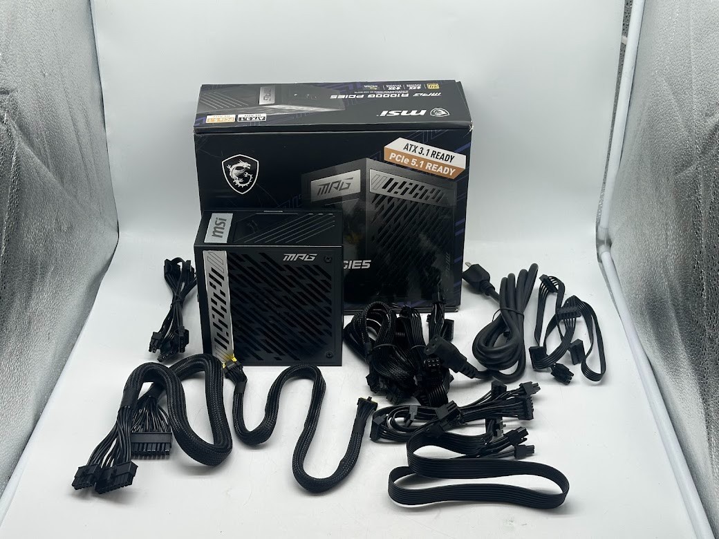 MSI MPG A1000G PCIE5 1000W 80 Plus Gold Power Supply
