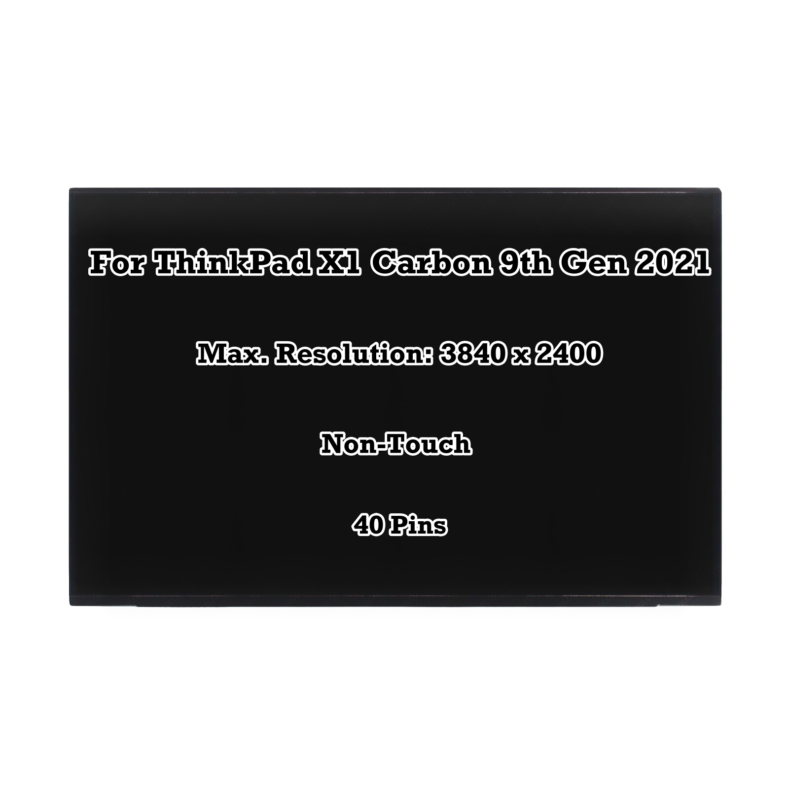 3840×2400 IPS Display LCD Screen for Lenovo ThinkPad X1 Carbon Gen 9 20XW004NUS