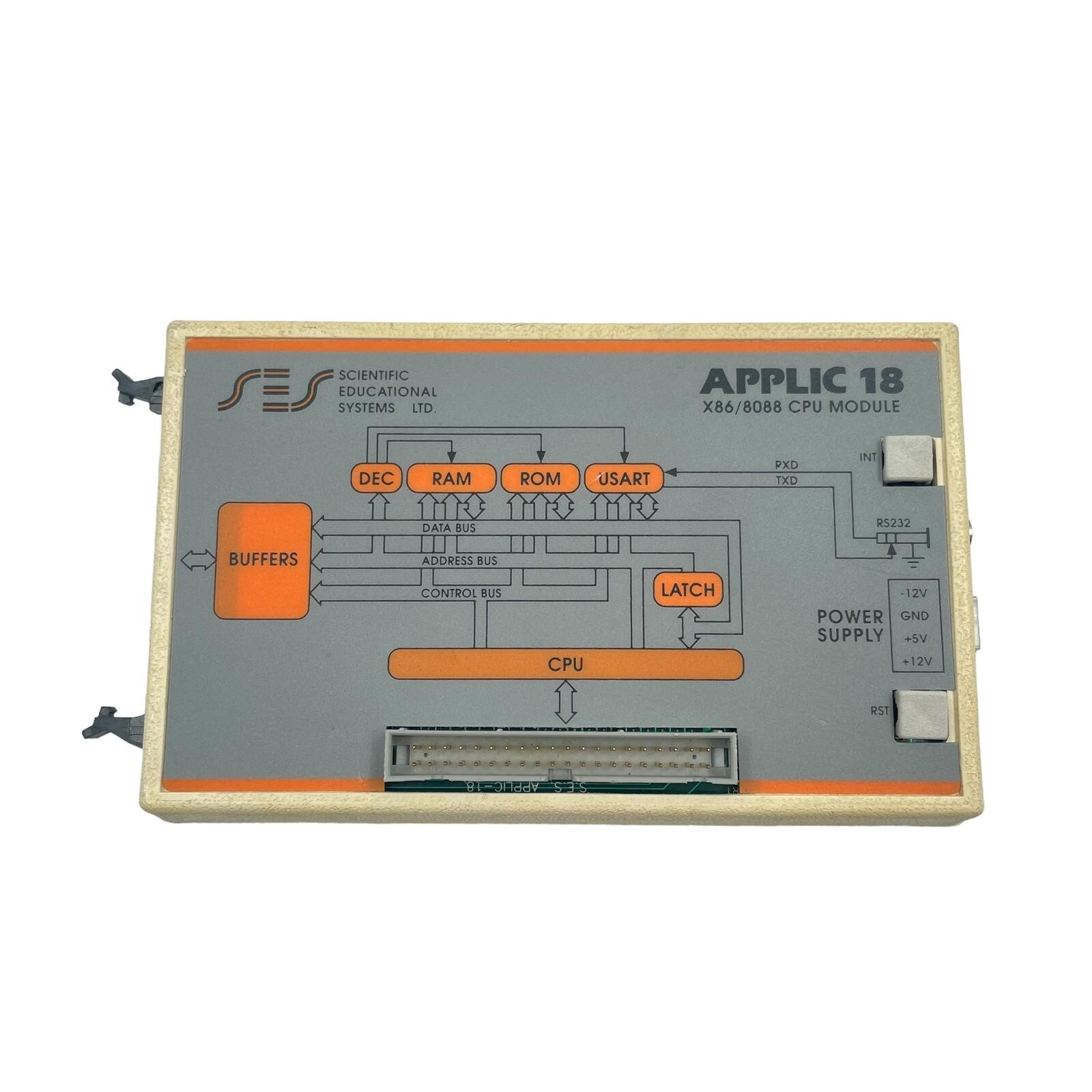 SES Microprocessor X86/8088 CPU Module Applic 18