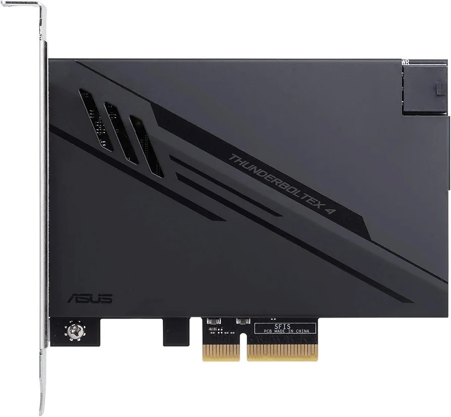 ASUS ThunderboltEX 4 Card with 2 Thunderbolt 4 Ports and DisplayPort 1.4 Support