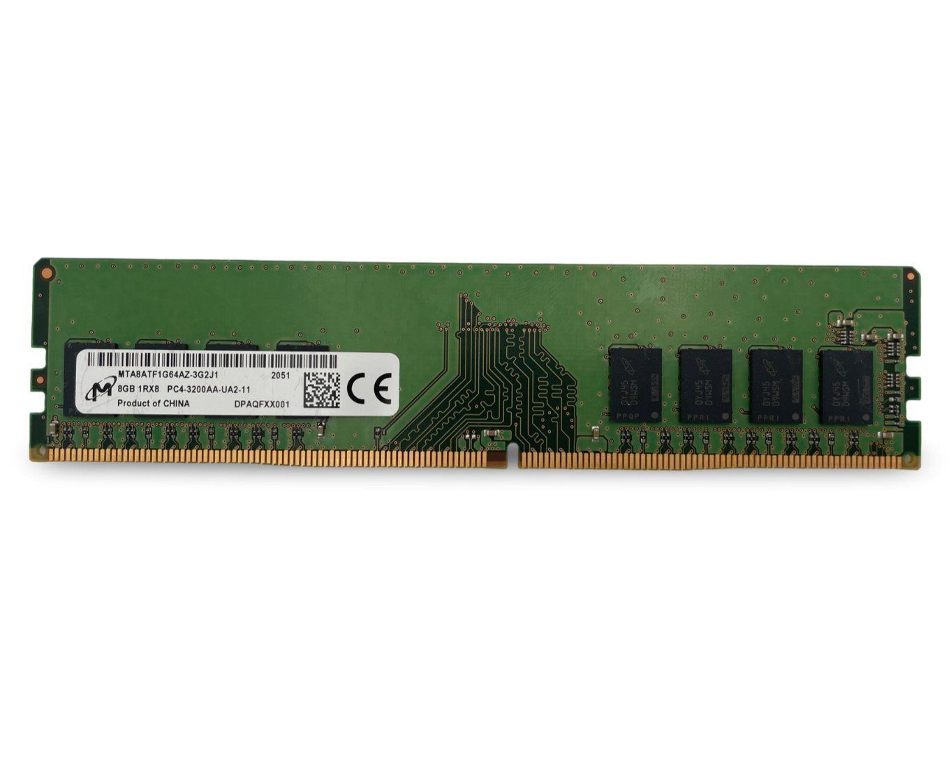 Micron 8GB 1RX8 PC4-3200AA-UA2 UDIMM Memory RAM MTA8ATF1G64AZ-3G2J1