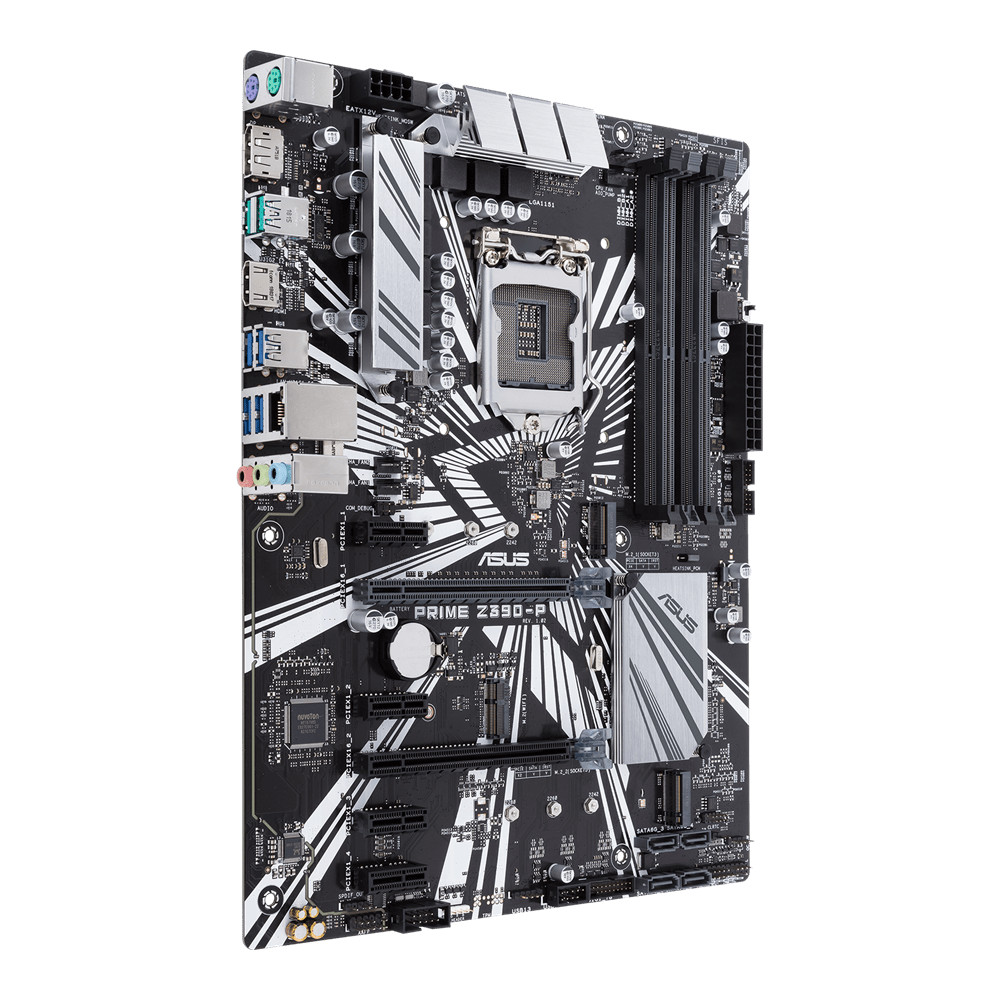 Intel Z390 ASUS PRIME Z390-P LGA1151 ATX Dual M.2 ddr4 4266MHz HDMI USB3.1 Gen2