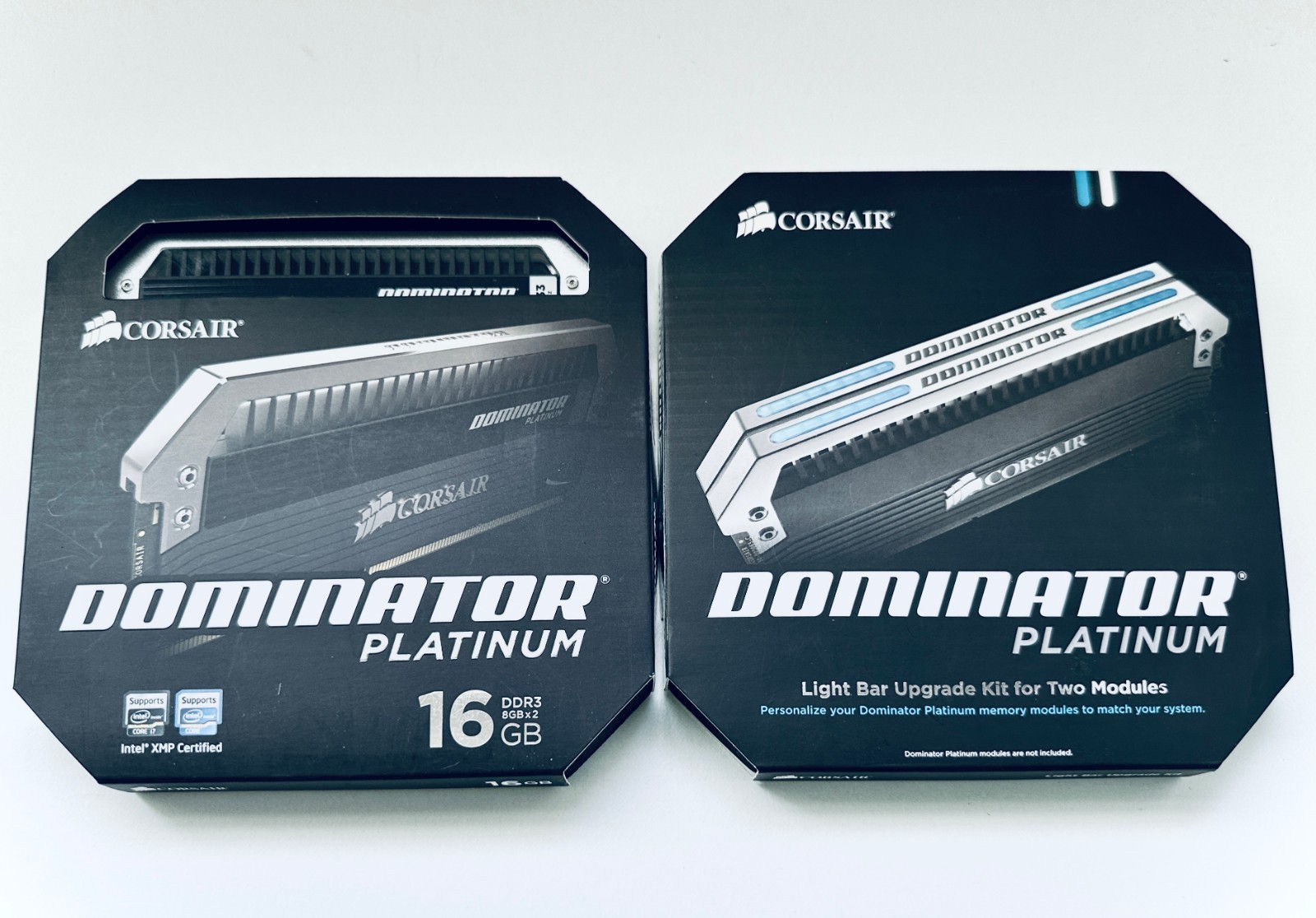 Corsair Dominator Platinum 16GB DDR3-2133 CMD16GX3M2A2133C9 W/ New Light Bar Kit