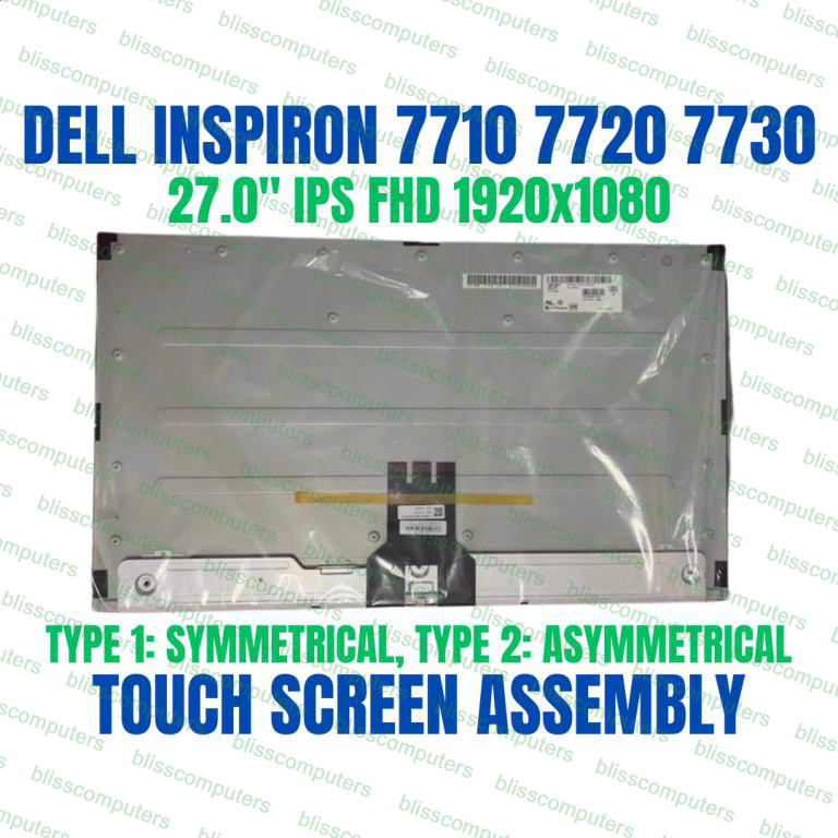 27″ Dell Inspiron 27 7730 All-in-One LCD Touch Screen Display Digitizer FHD