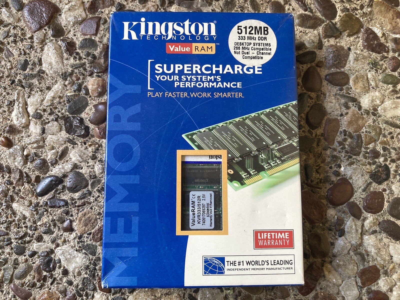 Kingston KVR333/512R 512MB DDR Desktop RAM Memory New in Box