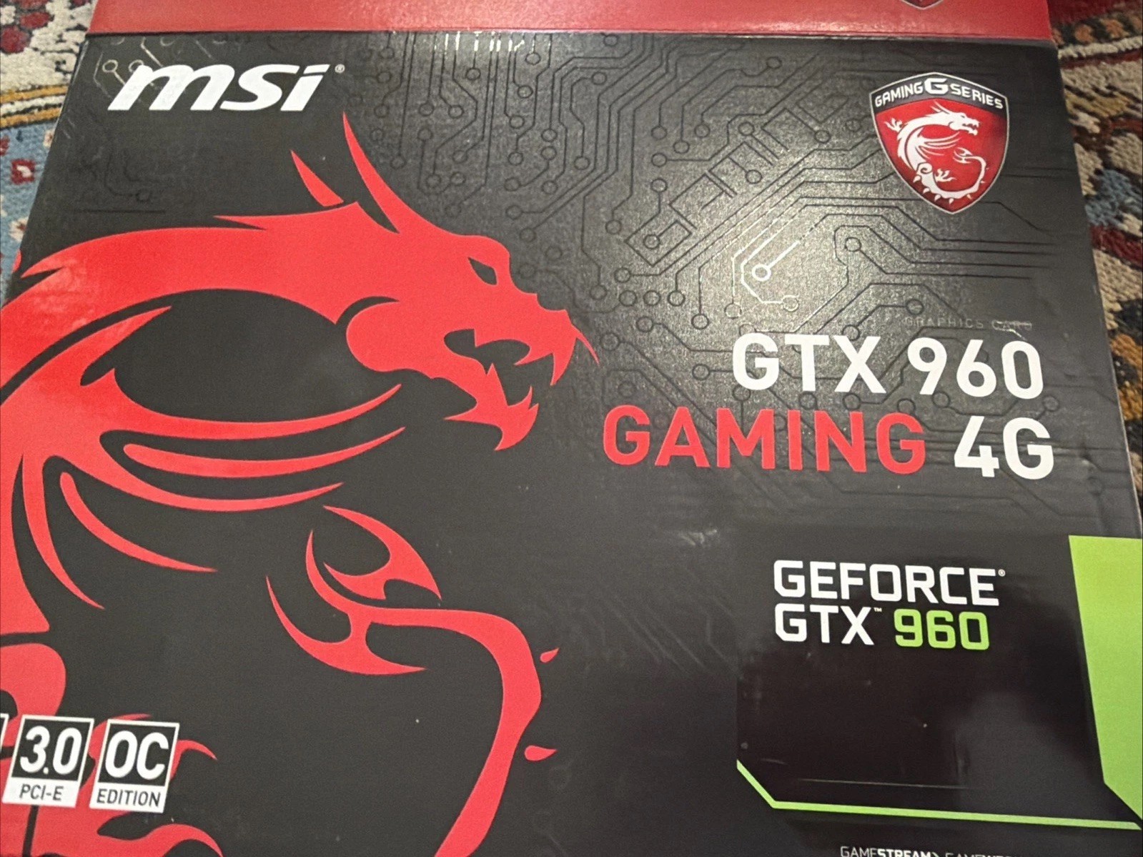 MSI Nvidia GeForce GTX 960 GAMING 4G PCIExp 4GB Twin Frozr V graphics board New