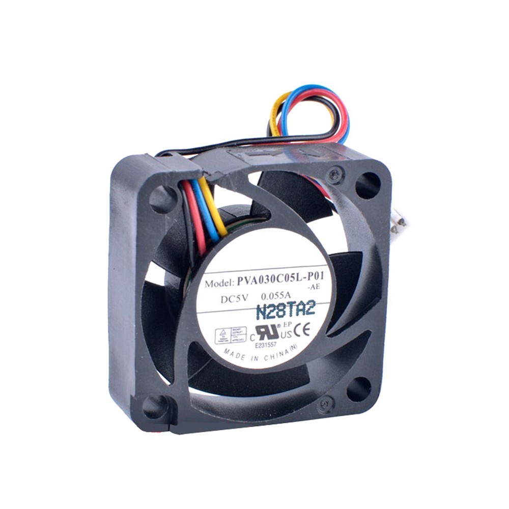 Cooling Fan For Foxconn PVA030C05L-P01 PVA030C05L-P01-AE DC5V 0.055A 4PIN New