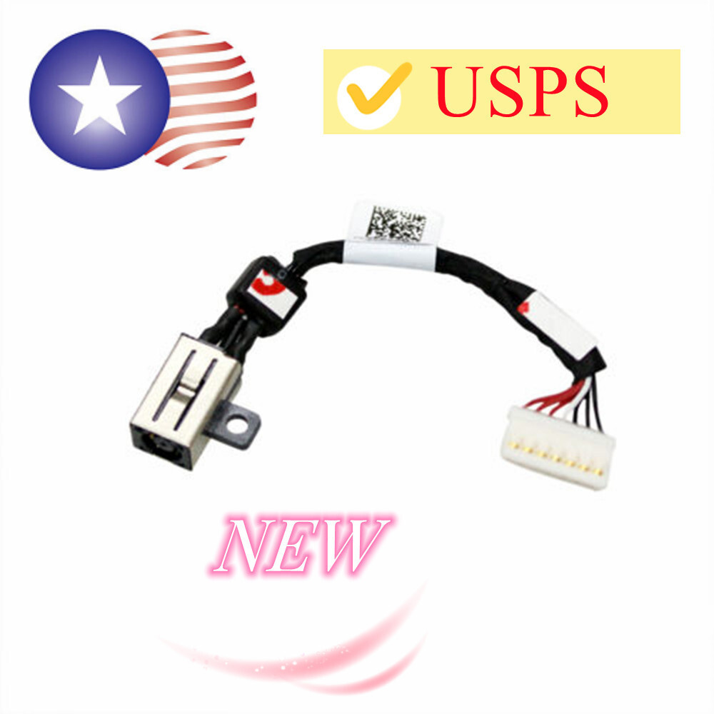 For Dell XPS 15 9550 9560 DC Power Jack Charging Port Harness With Cable
