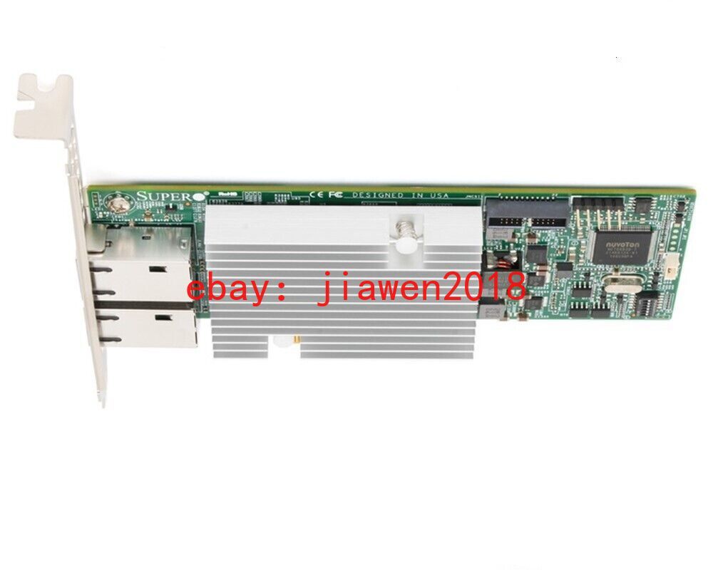 Supermicro AOC-STGS-I2T Intel X550-T2 Std LP 2-port 10G RJ45,Network Card