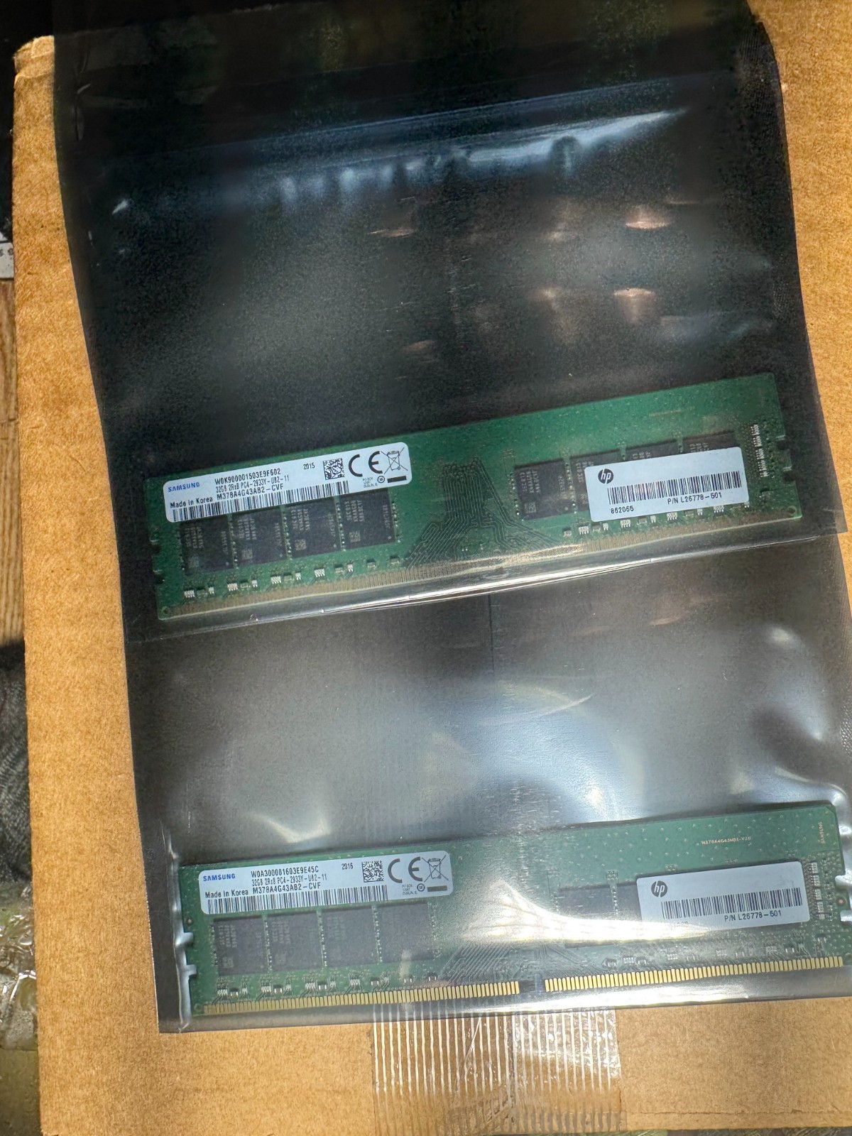 32GB, SAMSUNG M378A4G43AB2-CVF 1X32GB PC4-23400 DDR4-2933MHz HP L26778-501