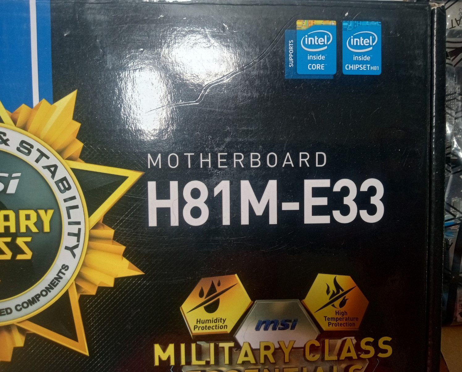 MSI H81M-E33 Micro ATX Motherboard LGA1150 DDR3 SATA3 NEW