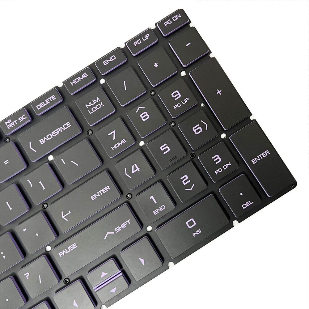 Purple backlight keyboard for HP Pavilion Gaming 15-DK 15-DK0000 15-DK1000