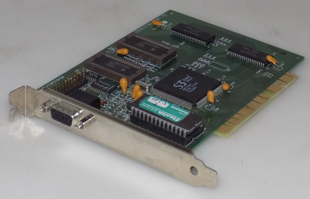 Diamond stealth 64 DRAM T PCI VGA video Graphics card w/ S3Trio64 86c764x chip