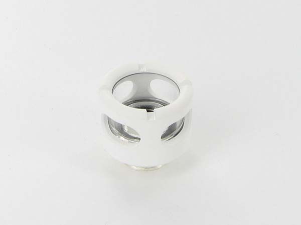 Monsoon Free Center Hardline Compression Fittings, 3/8″ x 1/2″ -4 Pack – White