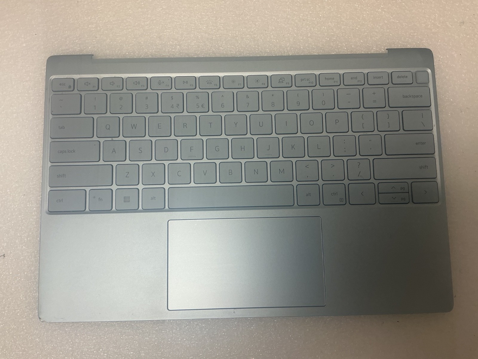 Dell XPS 9315 Laptop Palmrest Touchpad US Keyboard Speakers Sky Blue TKH4F Pr18